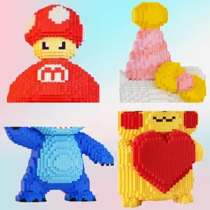 Bolx Toy 3D Micro Blocks Anime Figure Set