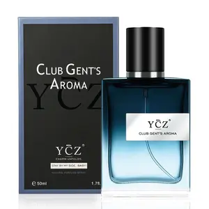 YCZ Club Gent's Aroma Men's Perfume 1.7oz 50ml Long Lasting Cologne Nightclub Essential Fragrance Eau De Toilette Edp Spray Elegant Scent for Nightlife
