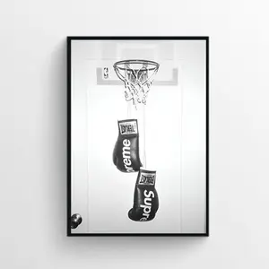 [Sale off up to 65%][Free Ship][No Frame] Hypebeast Boxing Poster, Black And White Poster, Gift Poster, Sport Poster