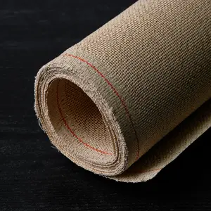 Mono Deluxe Vintage Canvas - 18ct - Vintage Metallic Eggshell Gold - Sold by the Foot (40” Wide, Continuous Cut)