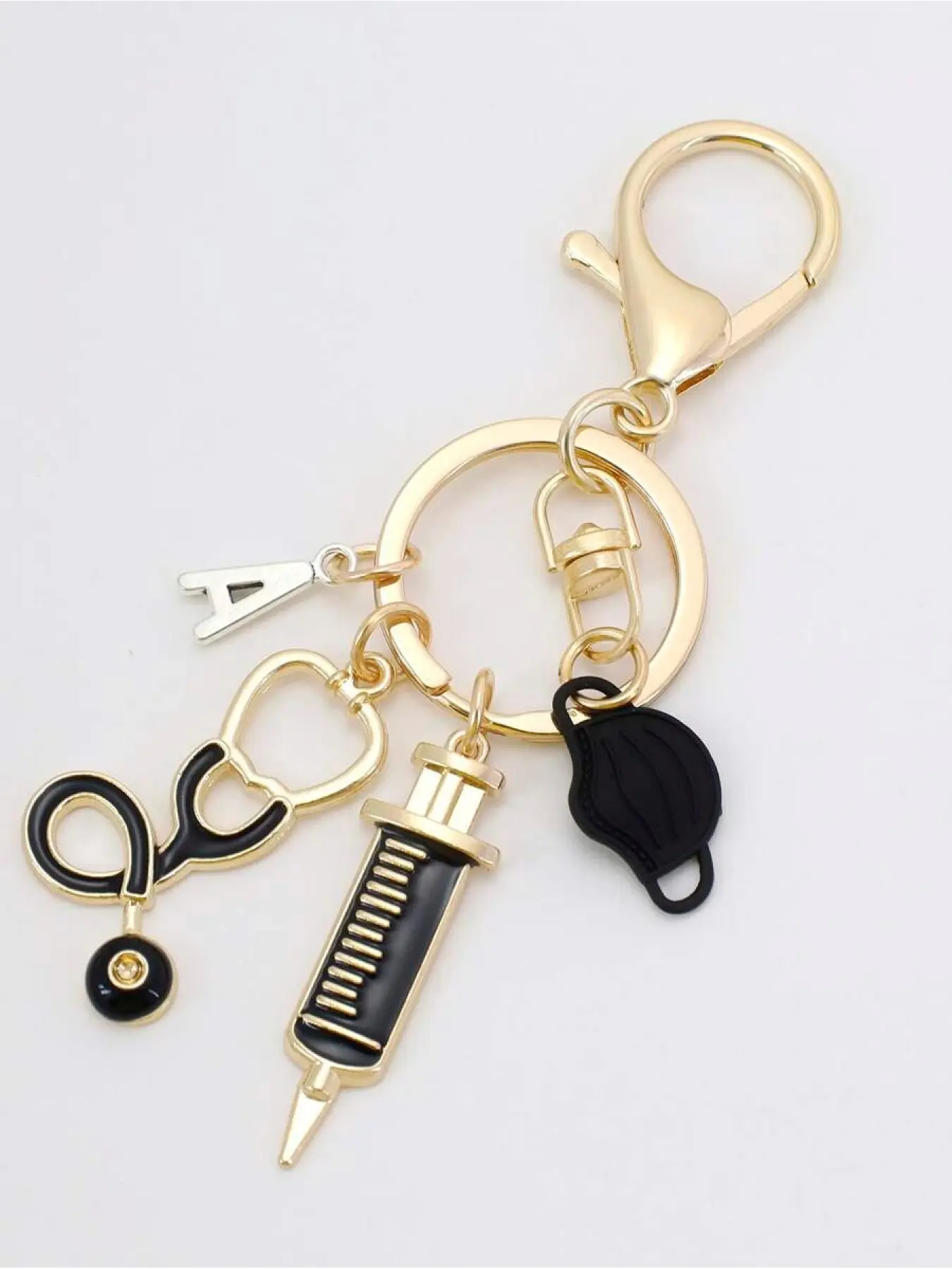 Personalized Mask Medical Series Keychain, Keychain For Purse, Nurse's Day, Mother's Day Gift Keychain, Gift For Nurses Bag Lanyards With Id Holder Car Accessories Bag Charms Christmas Gifts