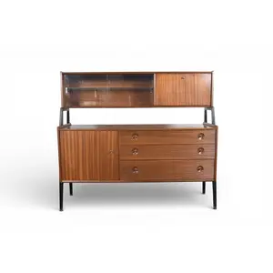 DOUBLE HIGH SIDEBOARD IN MAHOGANY BY NATHAN