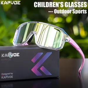 KAPVOE Kids Baseball Glasses Bike Sports Sunglasses Boys Girls Youth Cycling Shades Running Softball UV400