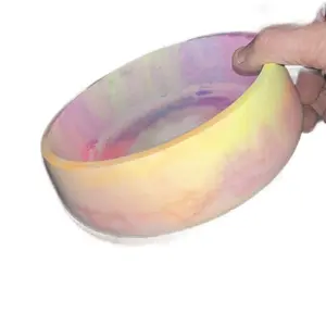 Customizable Ceramic Resin Bowl - Unique Design - perfect catch all bowl, or nice planter for succulents. NOT FOOD SAFE!