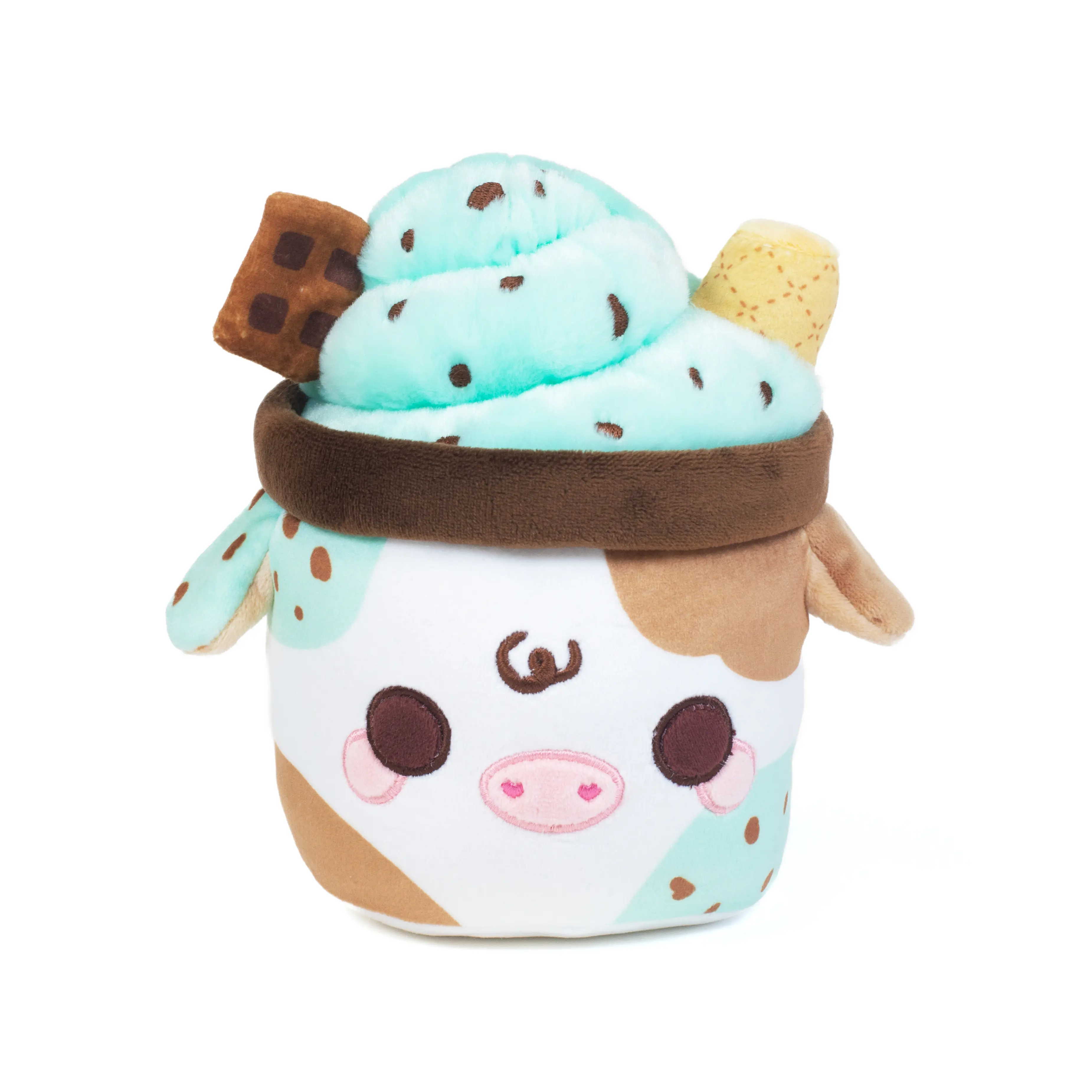 Cuddle Barn PlushGoals - Lil Mint Chocolate Chip Mooshake (Scented)