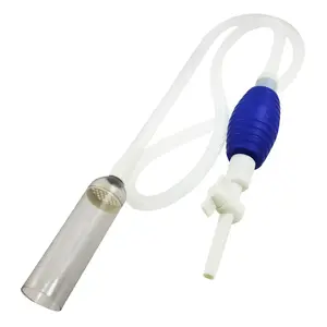 VOCOSTE Aquarium Cleaning Manual Squeeze Water Change Cleaner Pump, 1.9m Long