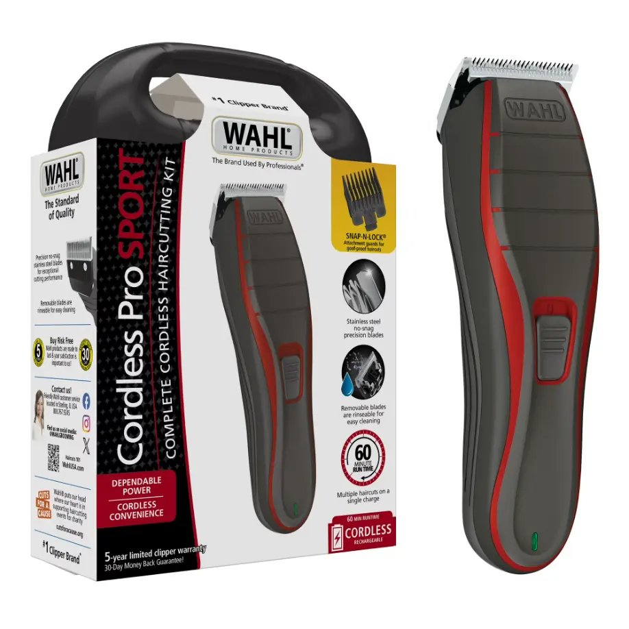 Wahl Cordless Pro, World Wide Voltage, Rechargeable Hair Clipper