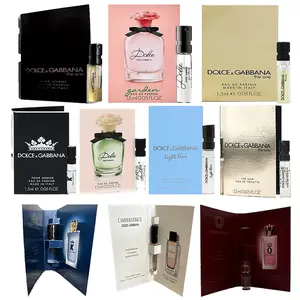 Dolce & Gabbana Perfume Sample Vials (0.05 Fl.oz / 1.5 ml) Portable Size Suitable for daily commuting