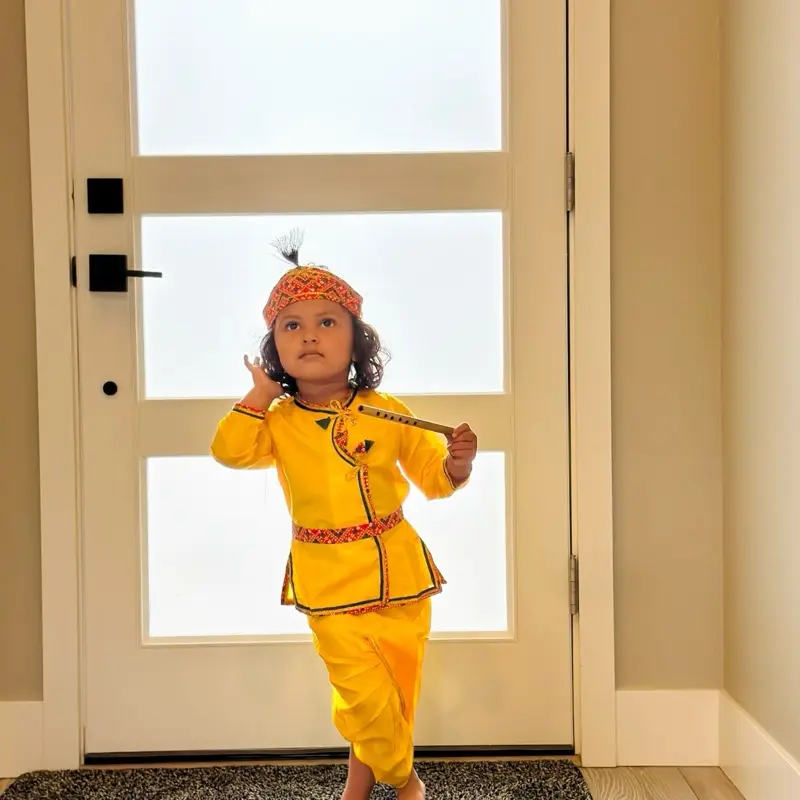 Krishna Dress with full accessories.