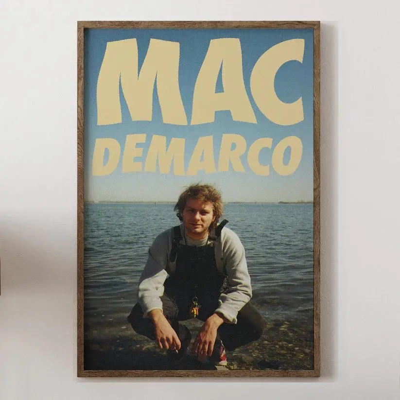 Mac Demarco Poster Apartment Decor, Vintage Printable Wall Art