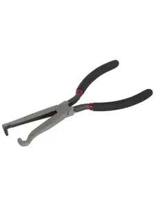 Lisle Electrical Disconnect Pliers, 8 Inches, 0.8 lbs, Dual Durometer Grips, Easily Removes Locking Push Tab for Fuel Injectors