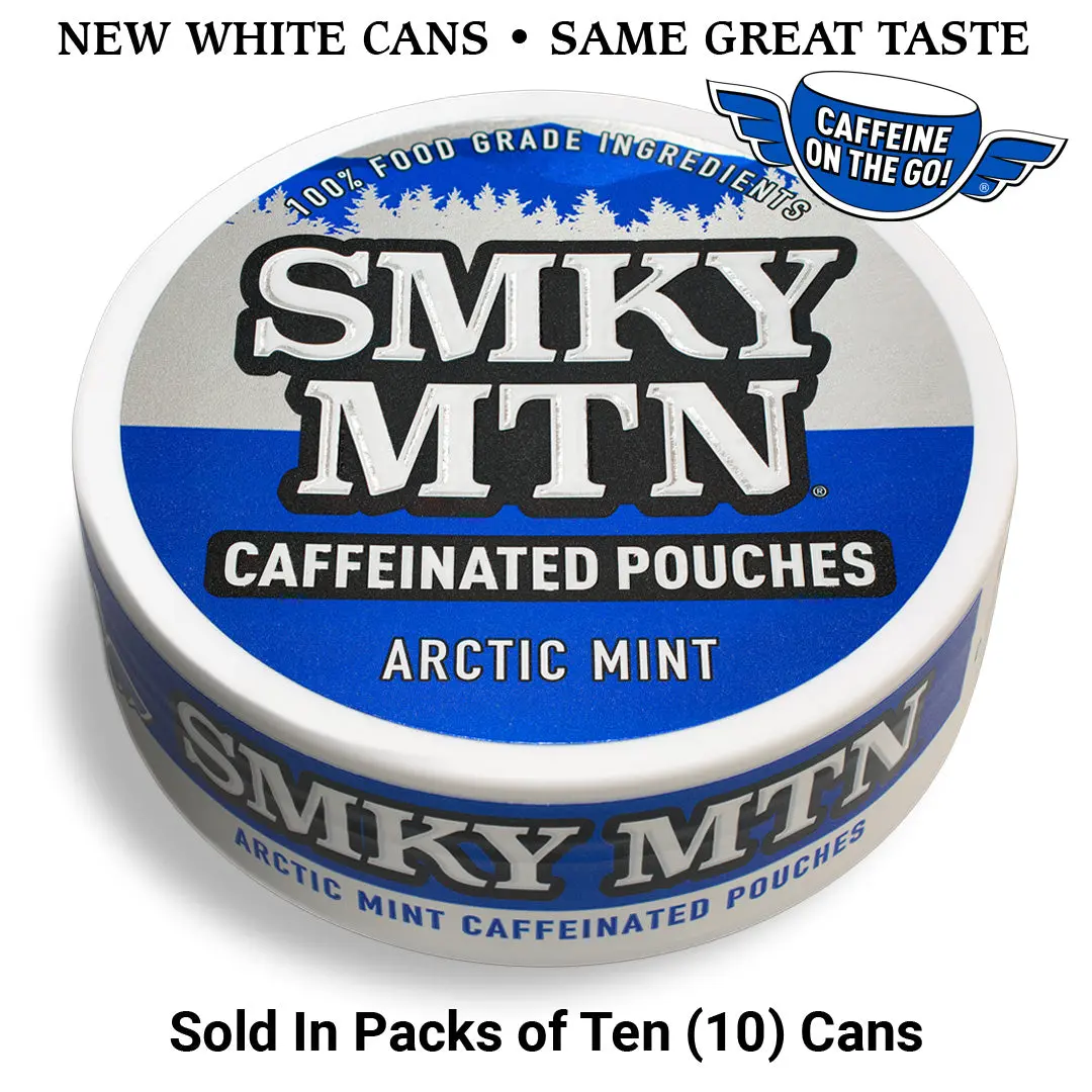 SMKY MTN | ARCTIC MINT Caffeinated Pouches
