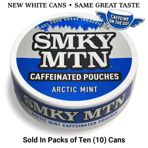 SMKY MTN | ARCTIC MINT Caffeinated Pouches
