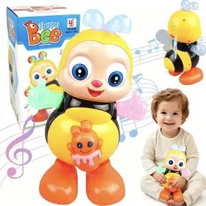 Upgrade 2.0 Dancing Bee Baby Toy with Music & LED Lights – Interactive Toddler Sensory Toy, Musical Walking Bee for Infants & Preschool Kids, Early Learning Gift for Boys Girls 18M+
