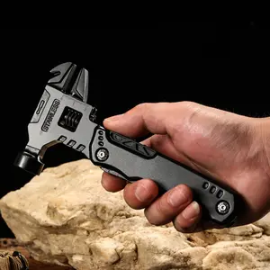 Outdoor multifunctional portable tool, 16 multi-purpose combinations, foldable for easy storage, emergency tool