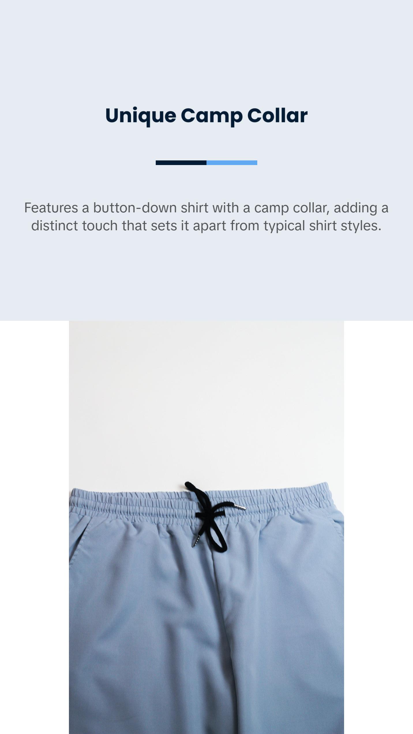 Sky Blue 2-piece Men's Outfit Set