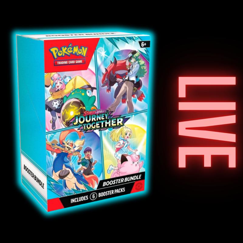 Journey Together Pokemon Booster Bundle (LIVE)