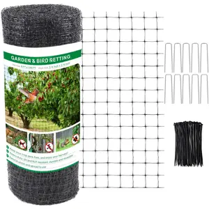 Netting Fence, 8ft x 100ft Bird Netting Heavy Duty Garden Netting for Garden Protection Fruit Trees Vegetable  Against Birds,  and Other