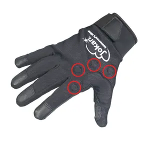 Shock Shield Baseball Gloves with Built-In Thumb Guard Padding, Durable & Flexible Design, Therapeutic Magnets for Comfort and Control