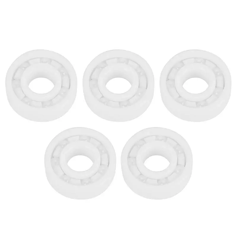 5Pcs 6000-2RS Full Ceramic Bearing ZrO2 Ball Bearing 10X26X8mm Zirconia Oxide Bearing