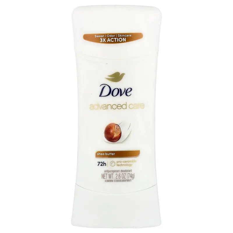 Dove Advanced Care, Antiperspirant Deodorant, Shea Butter, 2.6 oz (74 g)
