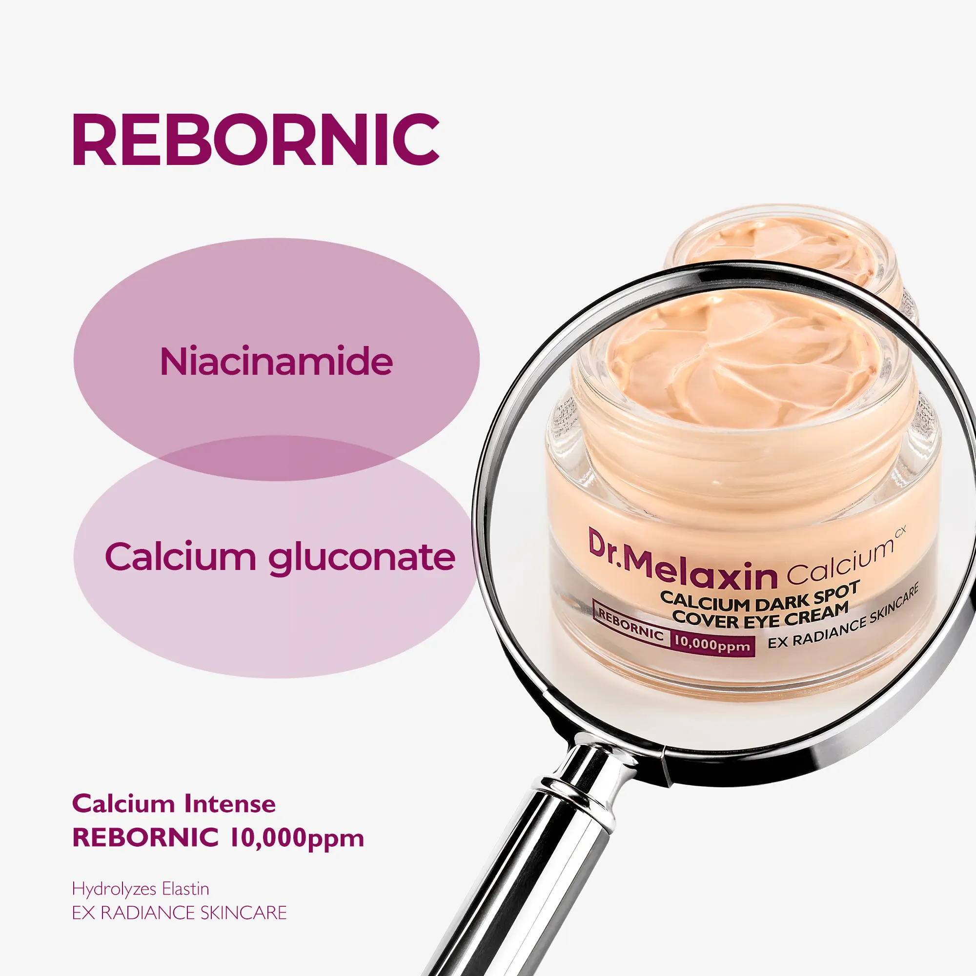 REBORNIC 10,000ppm with niacinamide and calcium gluconate