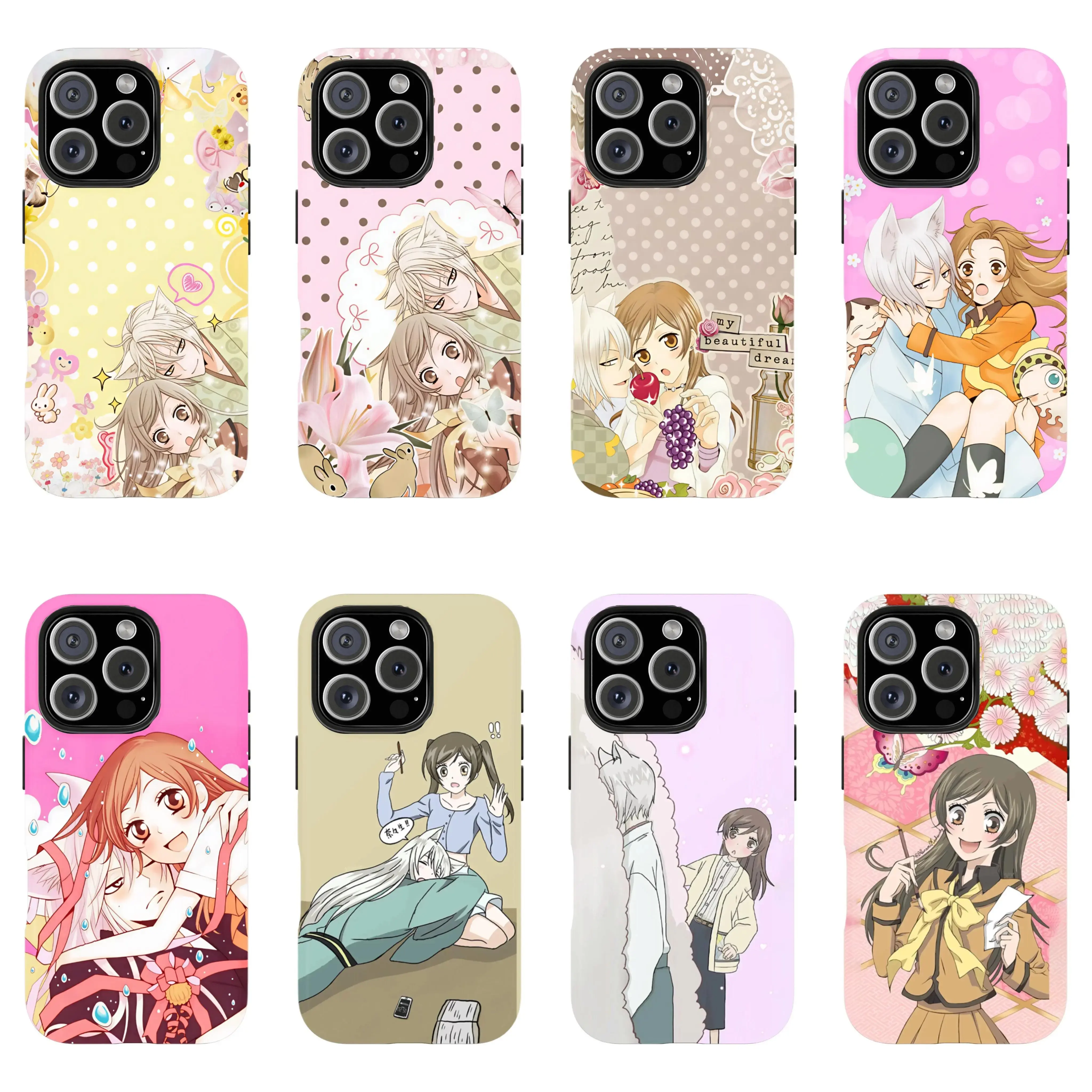 Maiden's Heart | Kami3ama Kiss Collage Phone Case | Shoujo Anime Aesthetic , For iPhone 11 12 13 14 15 16 17 Pro Max