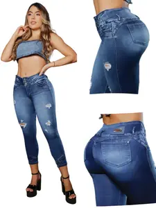 colombian Capri 8218 High waits butt lifter Colombianos Cintura Alta Levanta Cola pescador tobillero ankle