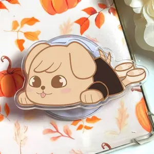 Cute Puppy Magsafe Phone Grip, Magnetic Holder for Phone & Kindle, Gift for K-Pop Fans