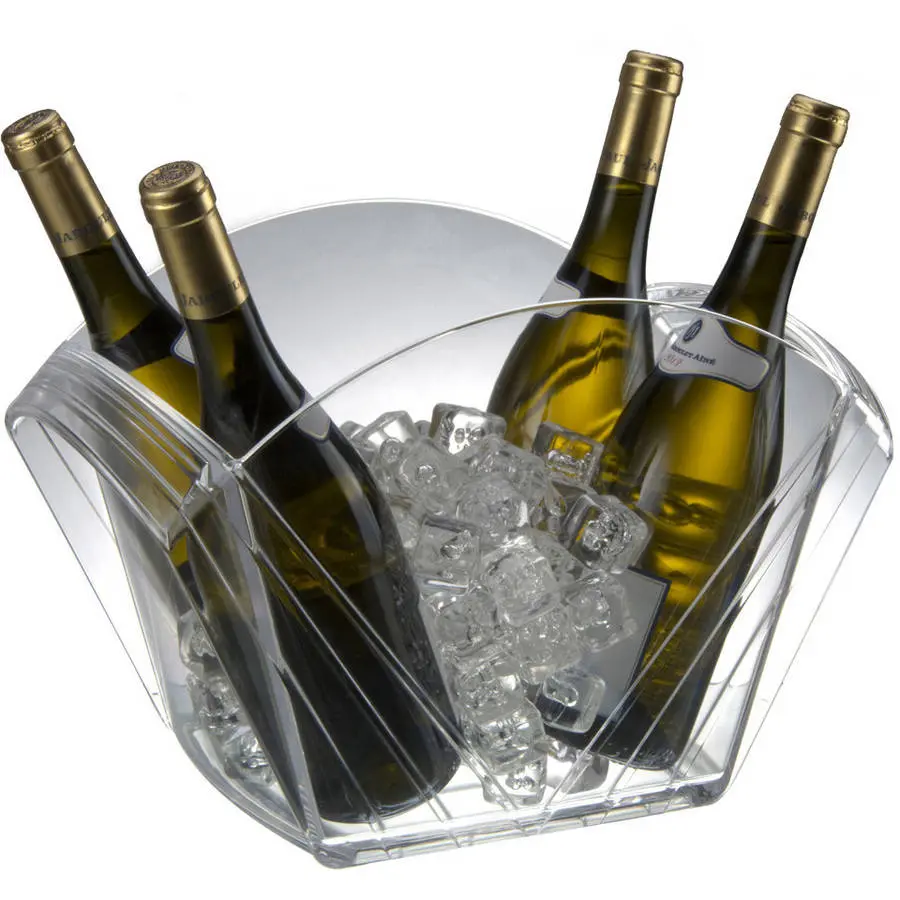 212 MAIN Prodyne AB35 Party Tub - Home Bar Accessory with Bottles, Containers, Easy Carry Design