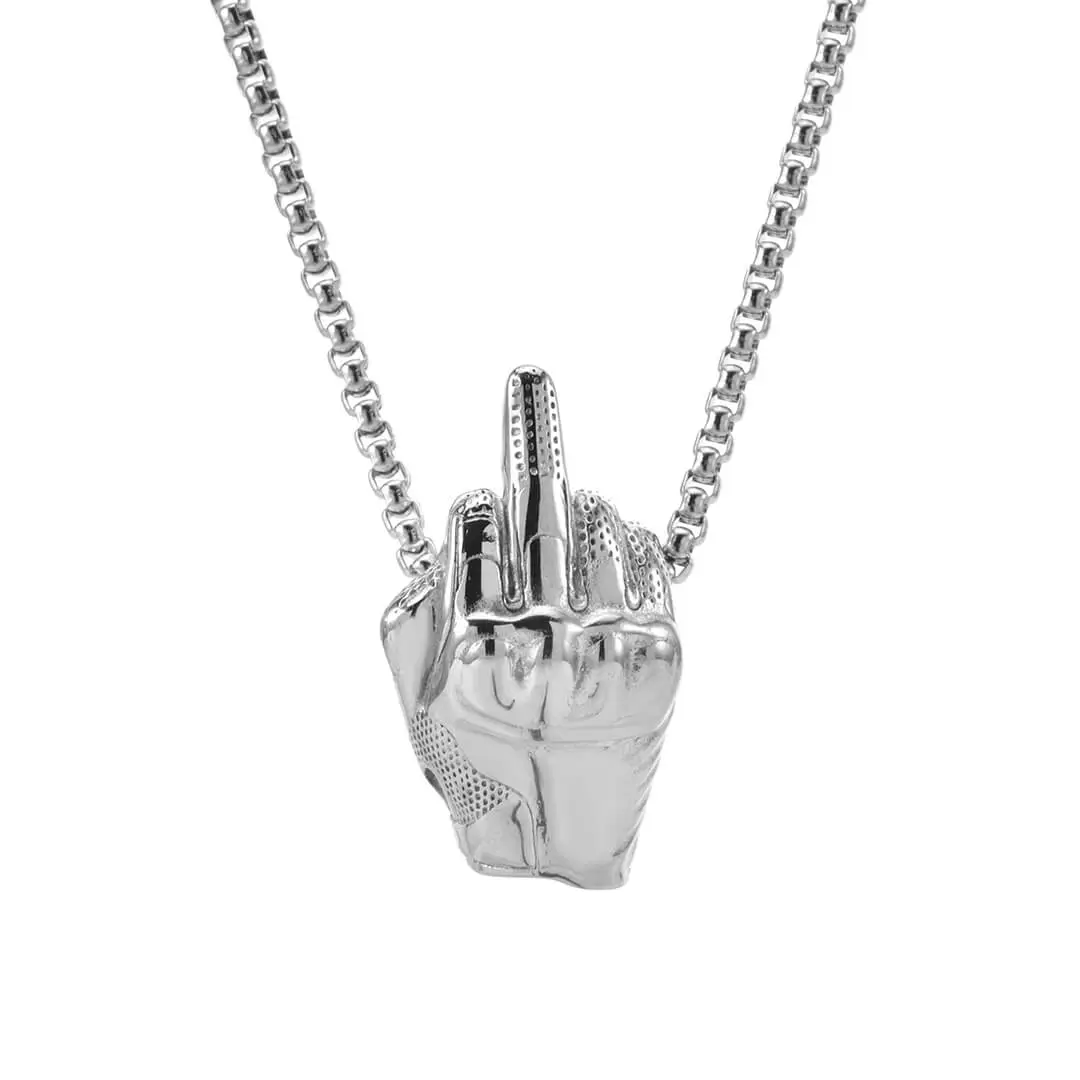 Motorcycle Necklace - Rider Finger
