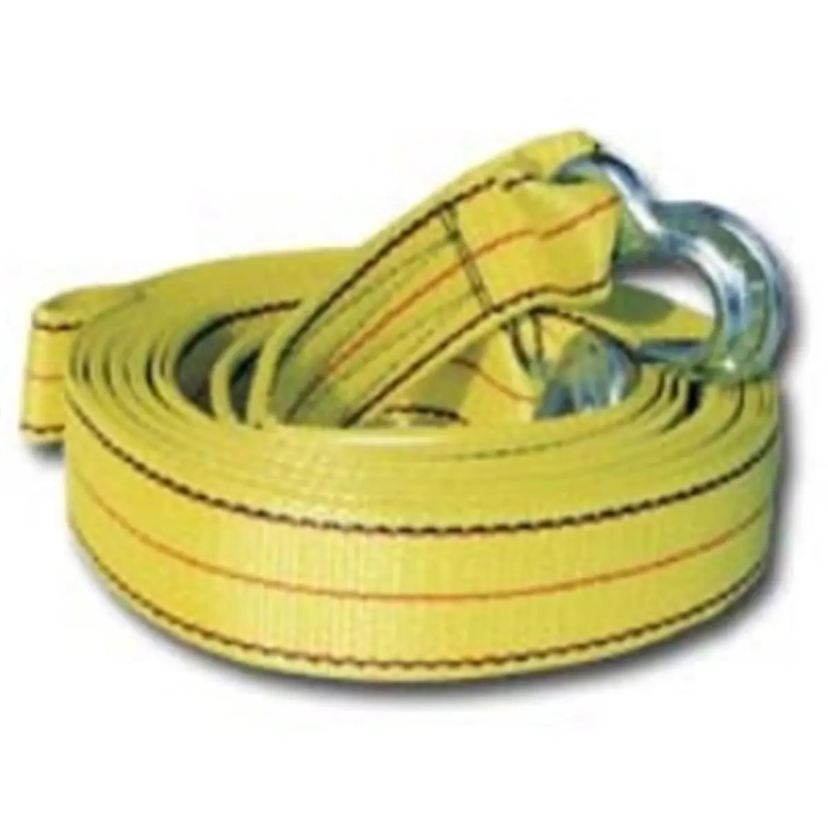 212 MAIN Heavy Duty Nylon Web Tow Rope, 2in x 25ft, 10000 lbs Capacity, Reinforced Stitching, Forged Hooks, Car Accessories, for Outdoor Sports Vehicle Towing & Personal Safety, Ropes, Tow Ropes