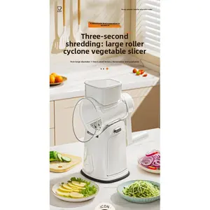 Multifunctional Hand-Rolled Barrel Kitchen Utensils - Grater, Slicer, Potato Shredder