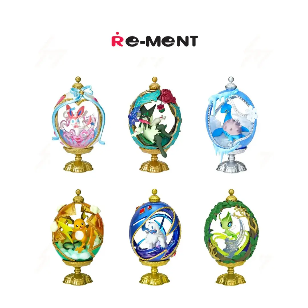 RE-MENT OVALTIQUE COLLECTION 2-Luminous BLIND BOX(6 pieces)