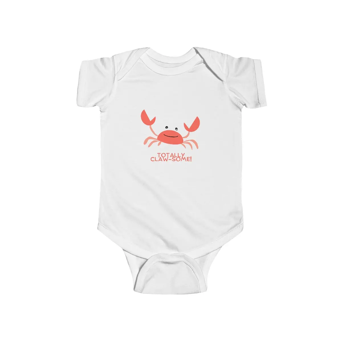 Totally Claw-Some Crab Baby Onesie