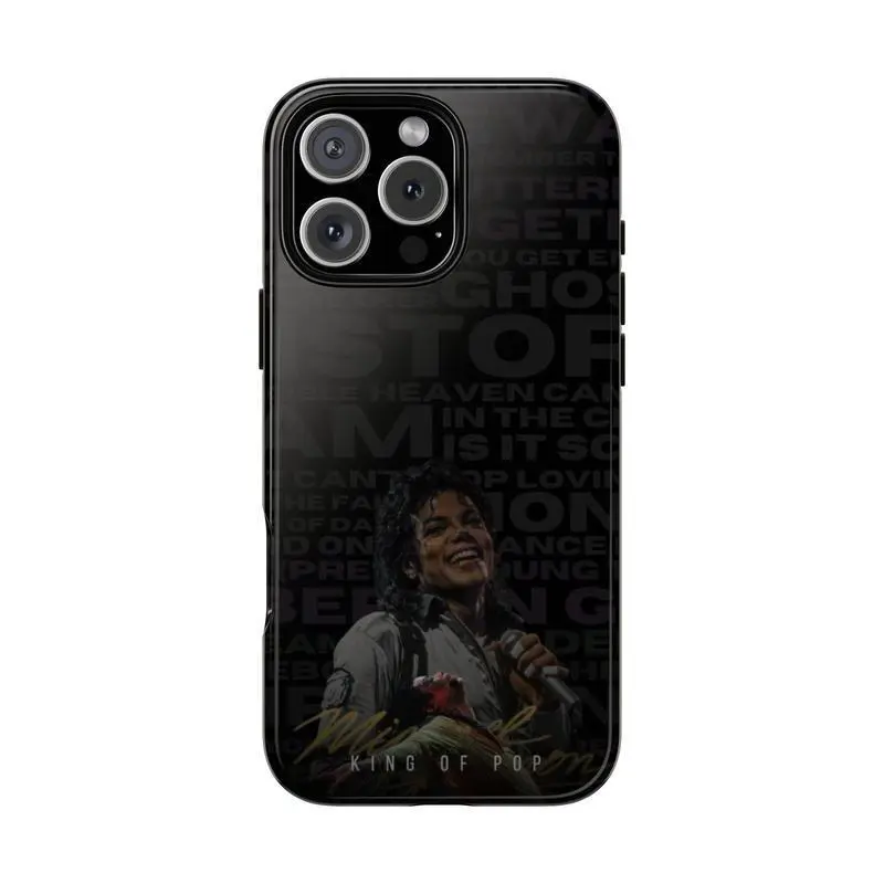 Michael Jackson Iconic Glove Tough Phone Case, Crystal Shockproof