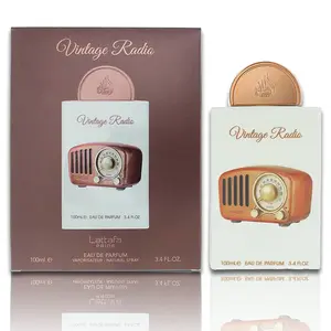 Lattafa Pride Vintage Radio Eau de Parfum 3.4oz (100ml) | Long Lasting Oriental Woody Fragrance | Luxurious Lavender Sage & Bergamot Perfume