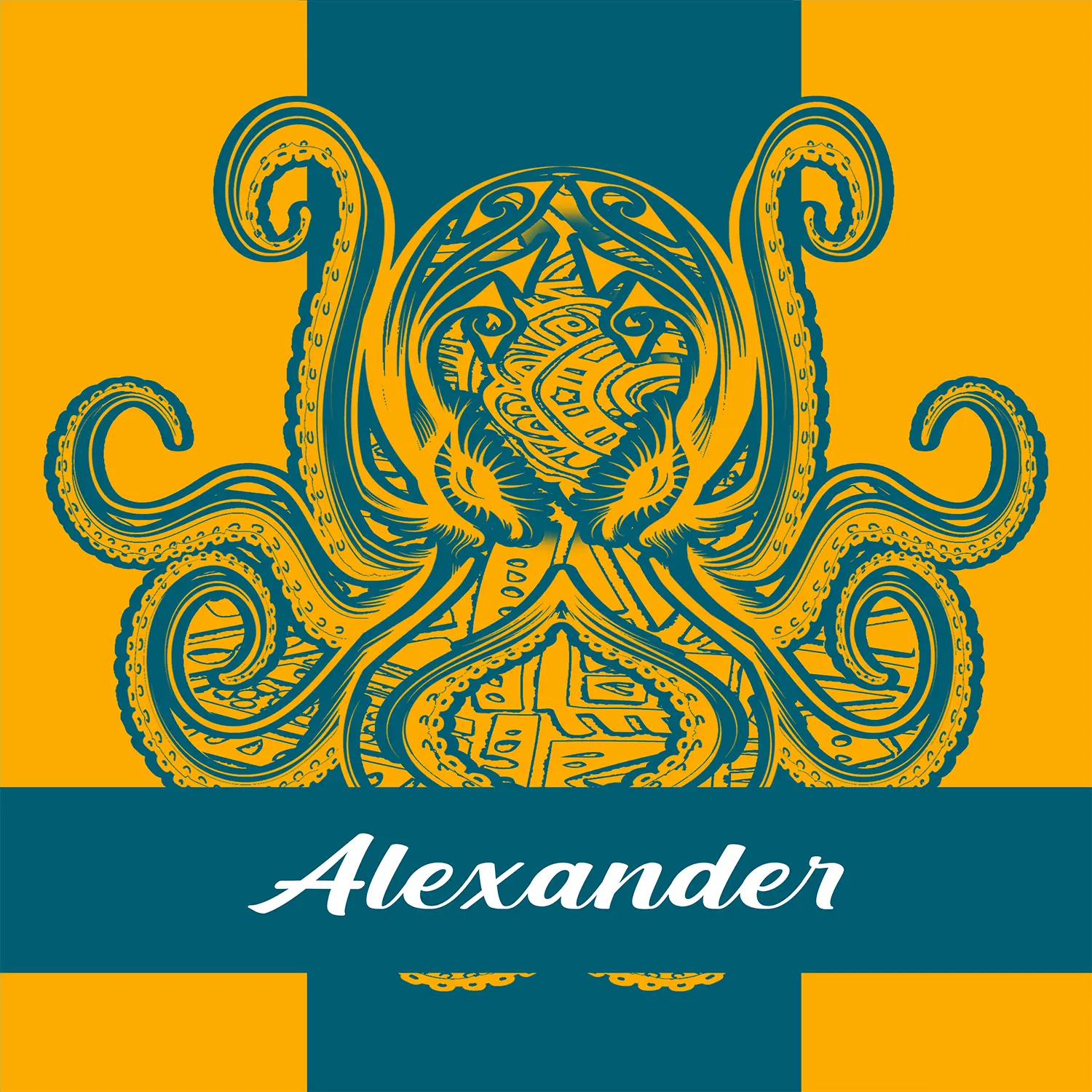 Name - Boho Octopus Ocean