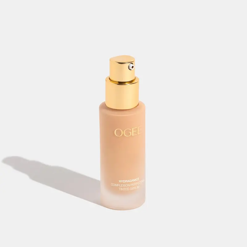 Ogee Complexion Perfecting Tinted Serum - Skincare-Infused Featherlight Foundation with Vitamin C Gooseberry Fruit & Daisy Flower - Organic Hydrating Moisturizer