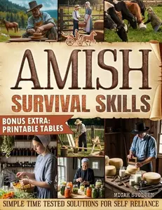 Amish Survival Skills: Discover Time Honored Amish Ways to Live Off the Grid: Enjoy Freedom, Peace of Mind, and a Sustainable Simple Life -- Micah Stolten, Paperback