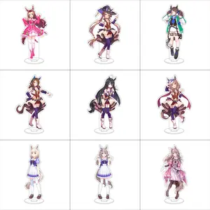 16CM Anime Pretty Derby Cosplay Acrylic Stand Ornaments Tosen Jordan Seiun Sky Agnes Digital Figure Stand Halloween Gifts