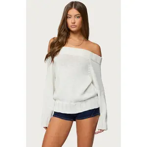 Edikted Women's Noemi Off Shoulder Sweater