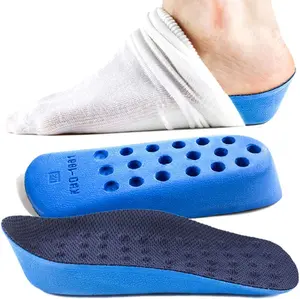 AILAKA Honeycomb Height Increase Insoles - PU Foam Shockproof Arch Support Half Inserts, Sock-Wearable Heel Lifts Cushion Pads for Men’s/Women’s Shoe Footwear All Seasons
