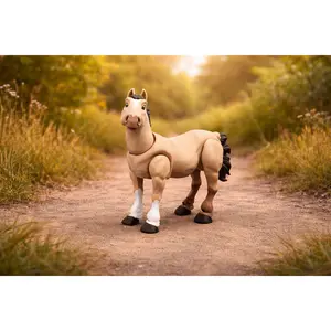 Articulated Horse Figurine – Poseable 3D Printed Desk Decor – Customization Available!