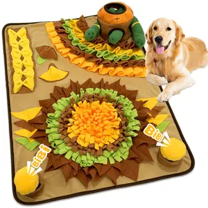 Pet Snuffle Mat for Dogs Interactive Puzzle Toys for Boredom and Mental Stimulation Feeding Mat Encourage Natural Foraging Skills, Smell Training and Slow Eating, Stress Release (31.4''x23.6'')