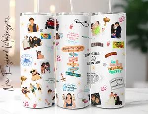 Summer I Turned Pretty Sublimation Tumbler 20 oz, TSITP Cup, Jeremiah Conrad Fisher, Cousins Beach Cup - Drinkware - Bottle