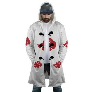 Akatsuki White Dream Cloak Coat , Anime Men's Women's Hooded coat , Fleece Jackets Coats
