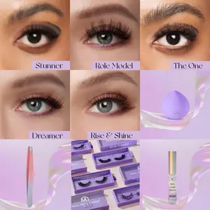 Miss MeCo Lashes Bundle featuring Faux Mink Eyelashes & Makeup Essentials - Dreamer, Rise & Shine, Role Model, Stunner & The One