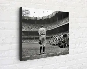 Babe Ruth Baseball Wall Art Dad Gift for Him Sports Poster Mens - Poster, No Frame