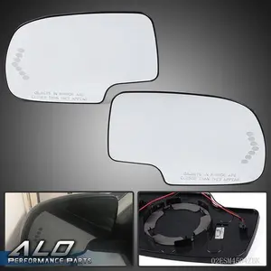 Fit For 03-2007 Chevy GMC Cadillac Power Mirror Glass Heated Passenger & Driver